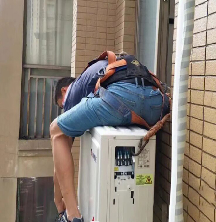 桑植空调移机
